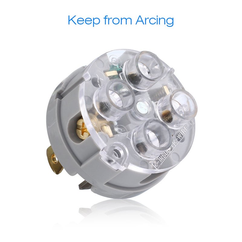 Miady NEMA L14-30P Generator Plug, 30 Amp 4-Prong Industrial Grade Locking Male Plug Up to 7,500W, Grounding Type/UL listed - Image 5